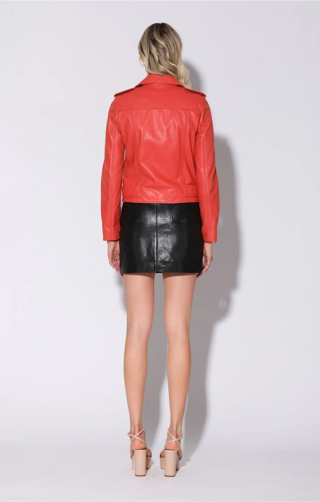 Allison Jacket, Salmon - Leather by Walter Baker Walter Baker