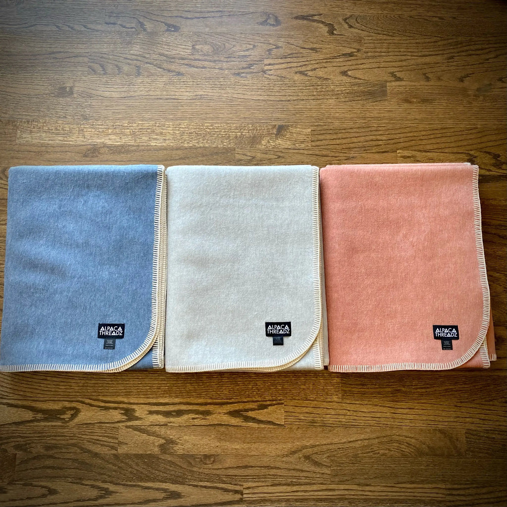 Alpaca Camp Throw - Solids by Alpaca Threadz ALPACA THREADZ