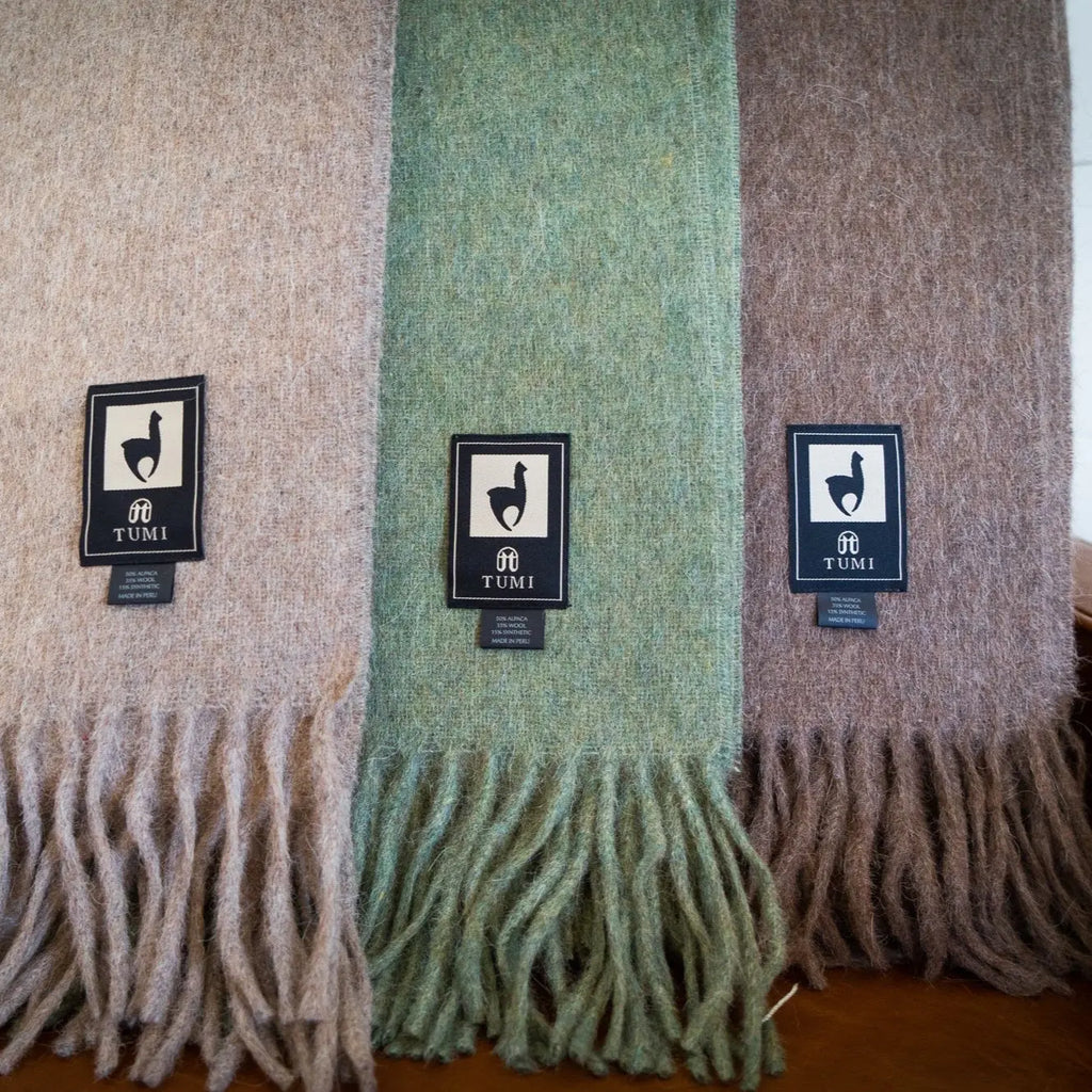 Alpaca Wool Throw Blanket - Solid Colors by Alpaca Threadz ALPACA THREADZ