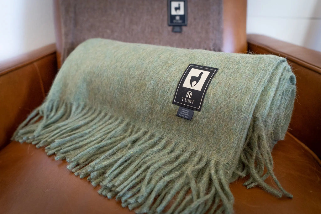 Alpaca Wool Throw Blanket - Solid Colors by Alpaca Threadz ALPACA THREADZ