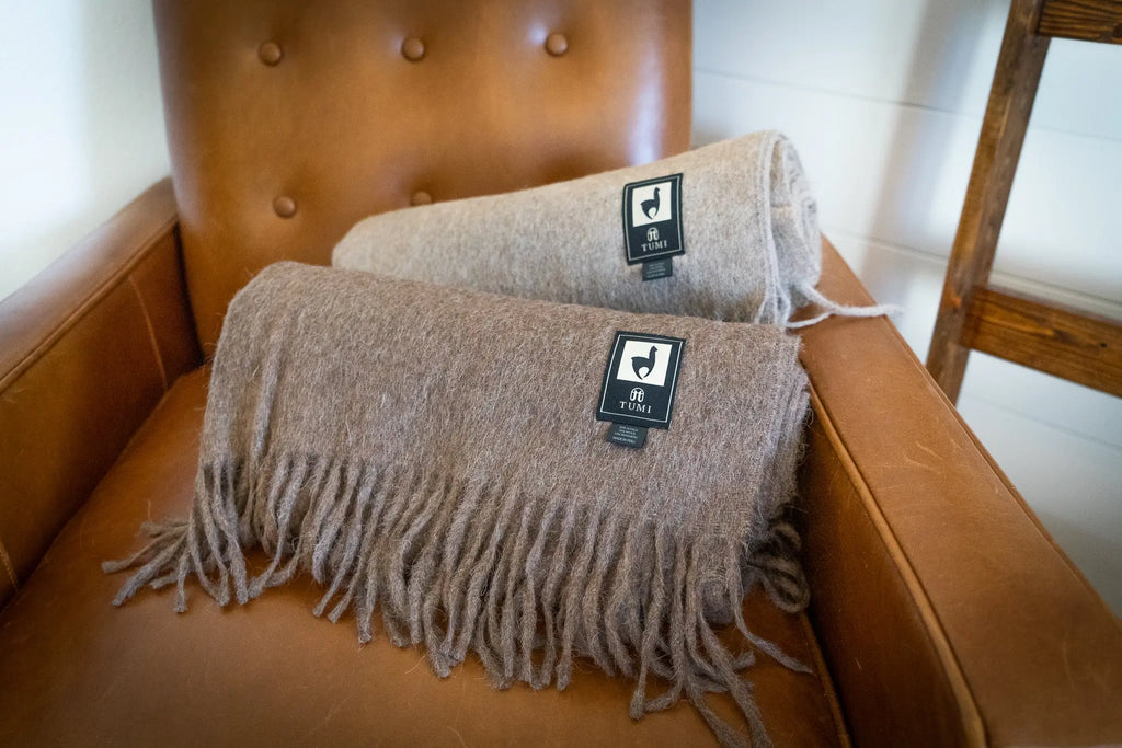 Alpaca Wool Throw Blanket - Solid Colors by Alpaca Threadz ALPACA THREADZ