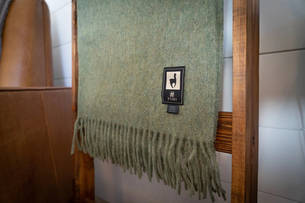 Alpaca Wool Throw Blanket - Solid Colors by Alpaca Threadz ALPACA THREADZ