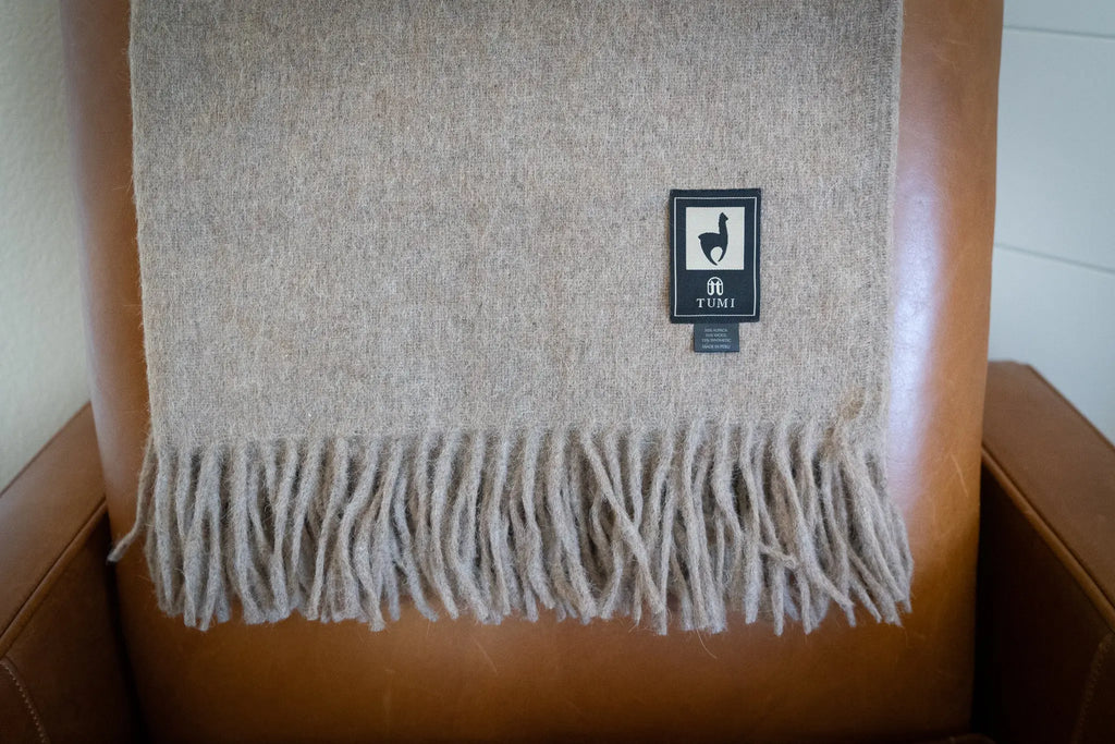 Alpaca Wool Throw Blanket - Solid Colors by Alpaca Threadz ALPACA THREADZ