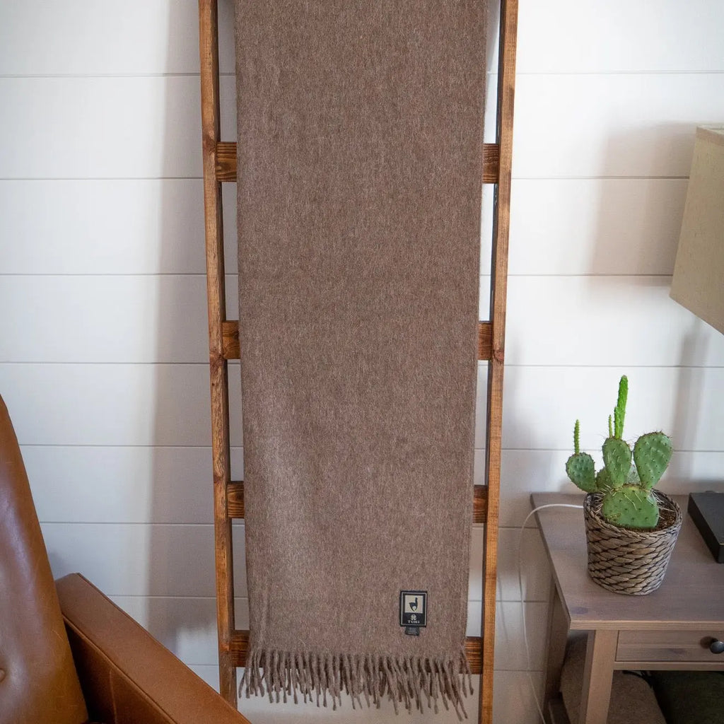 Alpaca Wool Throw Blanket - Solid Colors by Alpaca Threadz ALPACA THREADZ