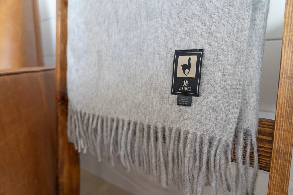 Alpaca Wool Throw Blanket - Solid Colors by Alpaca Threadz ALPACA THREADZ