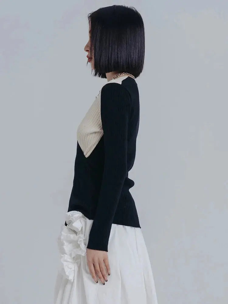 Ambrey Crossbody Sweater by Marigold Shadows Marigold Shadows