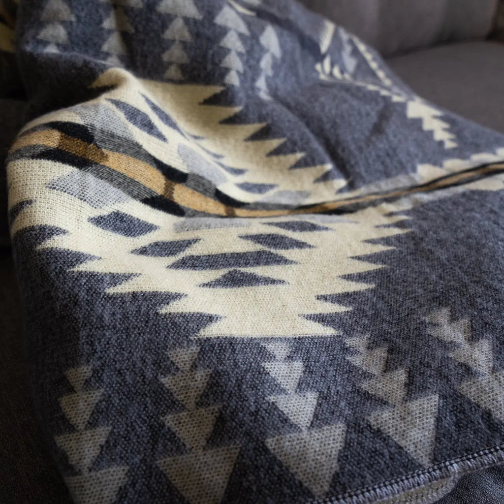 Andean Alpaca Wool Blanket - Cloud by Alpaca Threadz ALPACA THREADZ