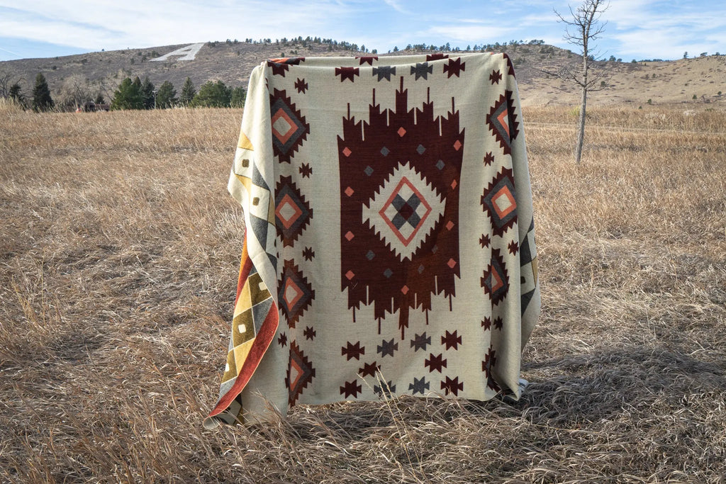 Andean Alpaca Wool Blanket - Western by Alpaca Threadz ALPACA THREADZ