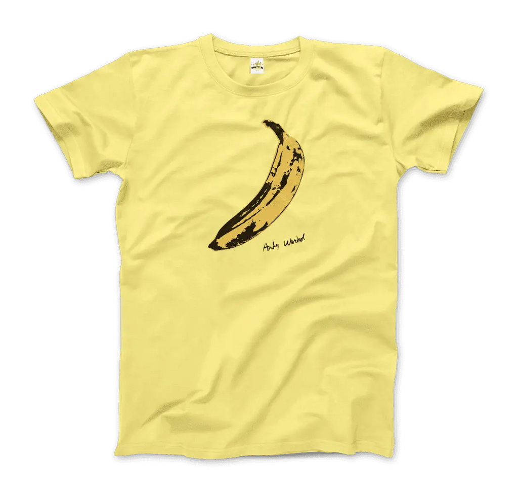 Andy Warhol's Banana, 1967 Pop Art T-Shirt by Art-O-Rama Shop ART-O-RAMA-SHOP