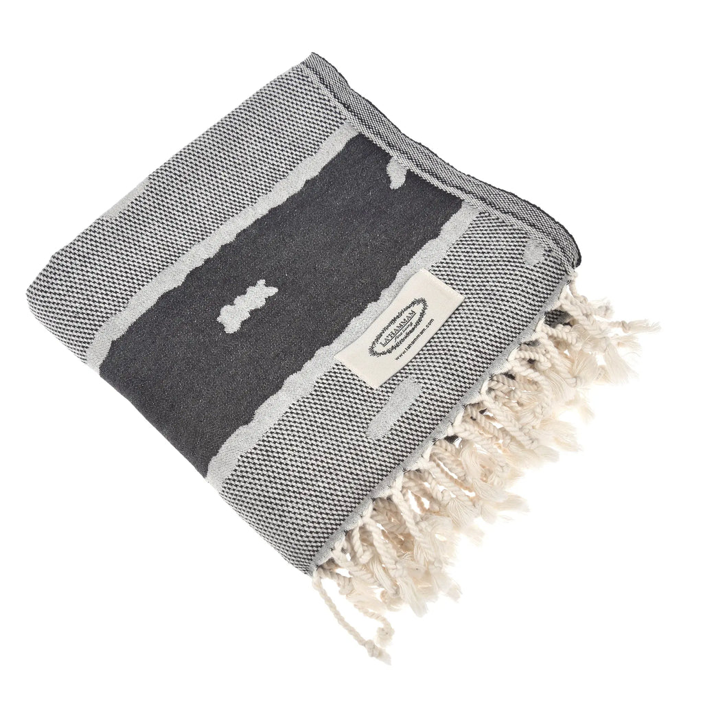 Angora Peshtemal Pure Cotton Throw Blanket by La'Hammam La'Hammam