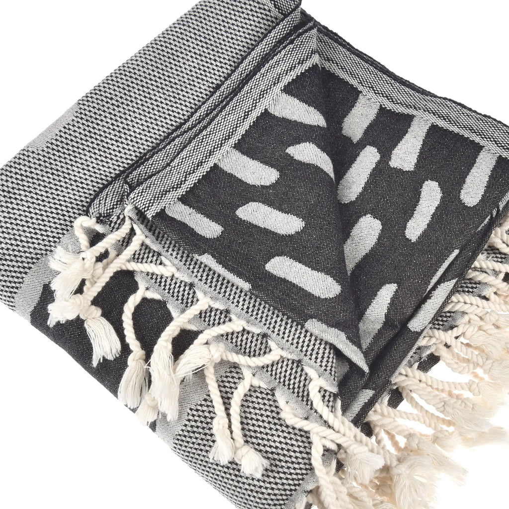 Angora Peshtemal Pure Cotton Throw Blanket by La'Hammam La'Hammam