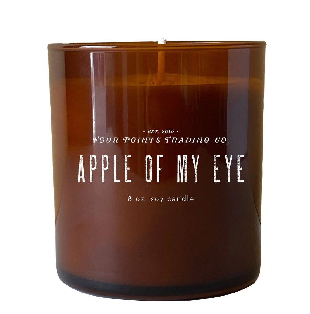 Apple of My Eye 8oz Soy Scented Candle by Four Points Trading Co. FOUR POINTS TRADING CO.
