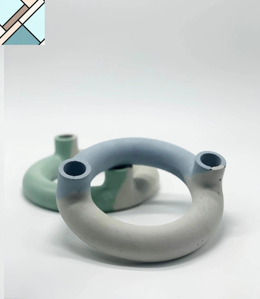 Aria Concrete Candle Holder UNO ATELIER