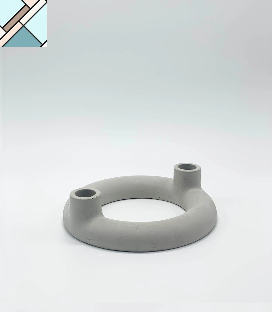 Aria Concrete Candle Holder UNO ATELIER
