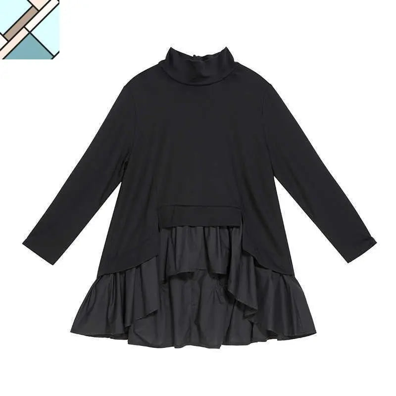 Asahi Ruffle Sweatshirt by Marigold Shadows MARIGOLD SHADOWS