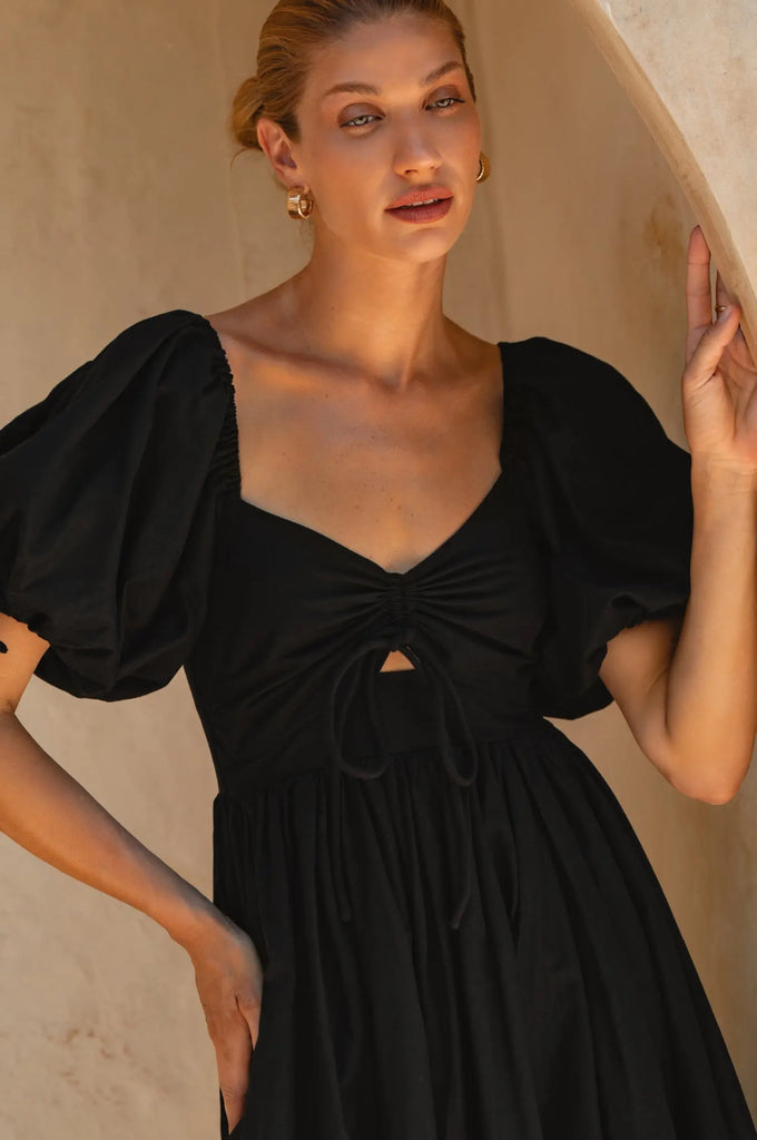 Atrani Puff Sleeve Dress by Bali Lane Bali Lane