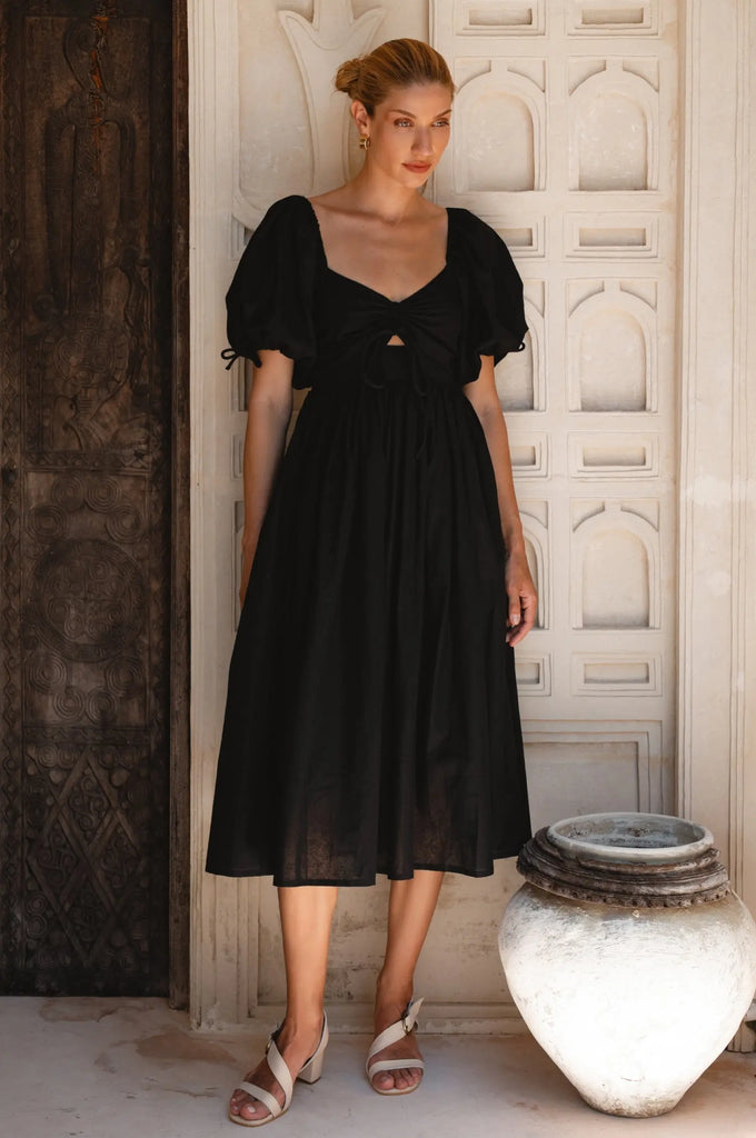 Atrani Puff Sleeve Dress by Bali Lane Bali Lane