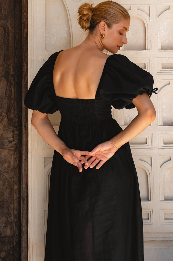 Atrani Puff Sleeve Dress by Bali Lane Bali Lane