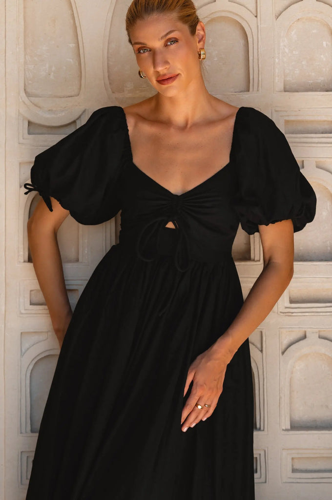 Atrani Puff Sleeve Dress by Bali Lane Bali Lane