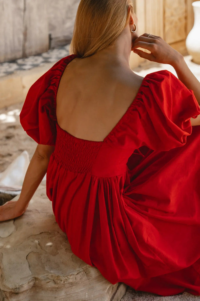 Atrani Puff Sleeve Dress by Bali Lane Bali Lane