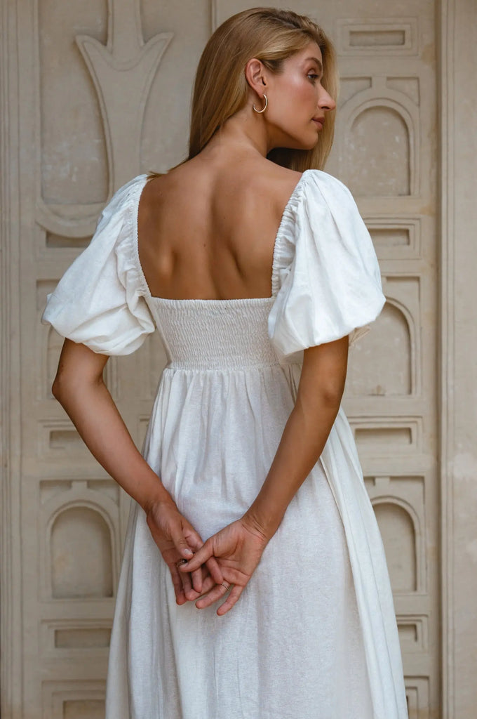 Atrani Puff Sleeve Dress by Bali Lane Bali Lane