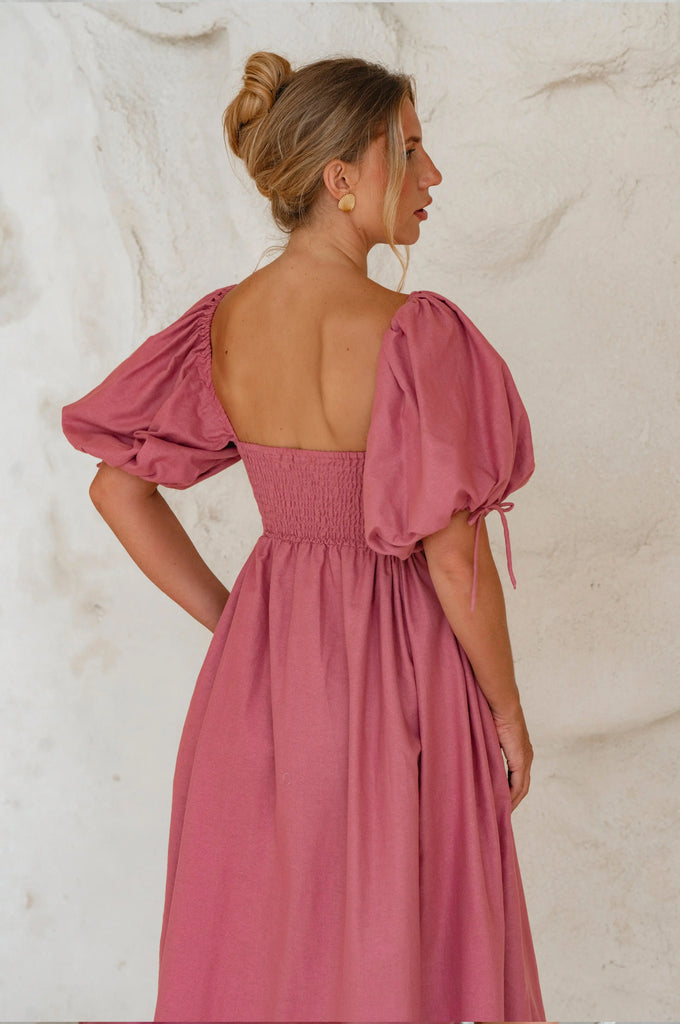 Atrani Puff Sleeve Dress by Bali Lane Bali Lane