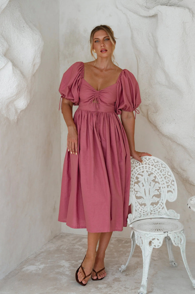 Atrani Puff Sleeve Dress by Bali Lane Bali Lane