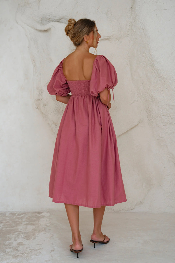Atrani Puff Sleeve Dress by Bali Lane Bali Lane