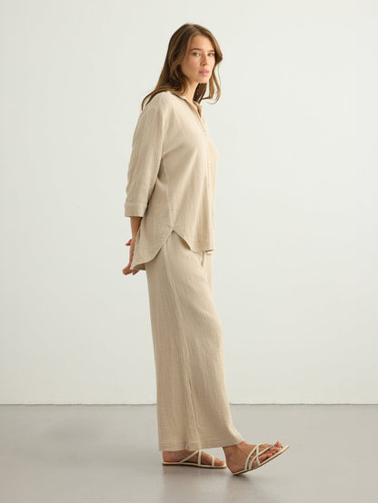 Aura Maxi Shirt - Oatmeal