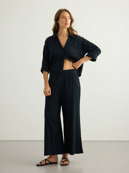 Aura Mini Shirt - Black