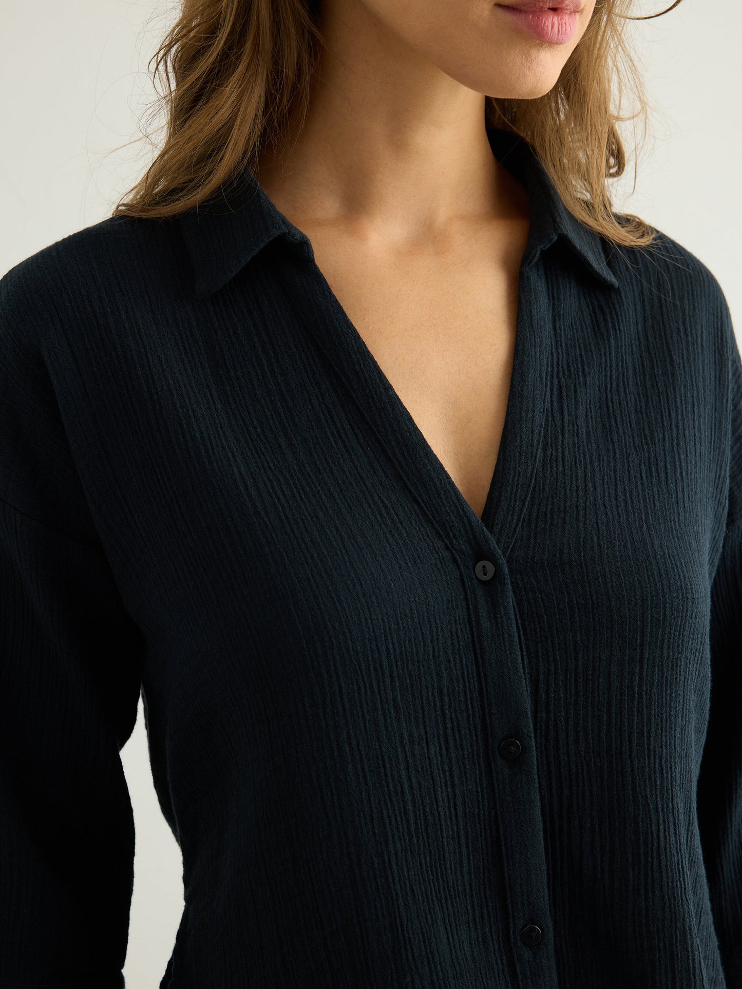 Aura Mini Shirt - Black