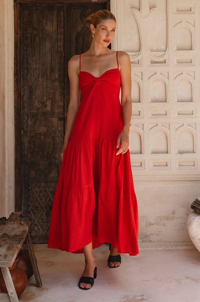 Aurelia Linen Maxi Dress by Bali Lane Bali Lane