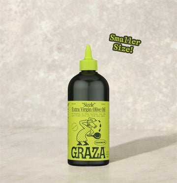 Baby Sizzle (500ml Bottle) Regular Sizes Extra Virgin Olive Oil by Graza - Ladiesse