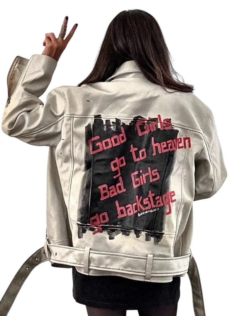 'Bad Girls' Moto Jacket by Wren + Glory Wren + Glory
