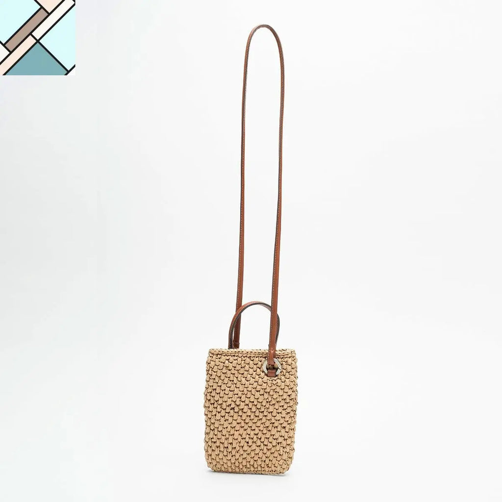 Balera Mini Knot Textured Cross Straped Bag TULLAA
