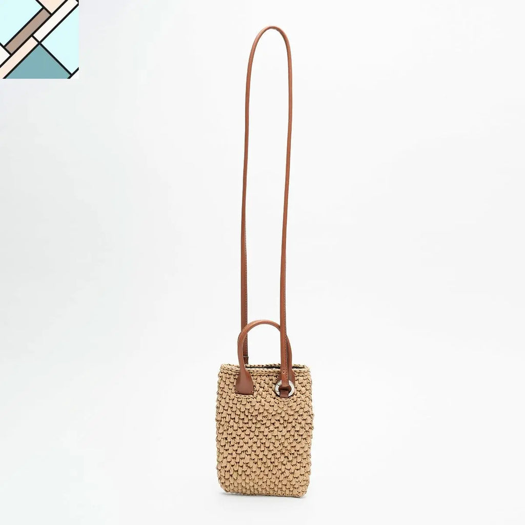 Balera Mini Knot Textured Cross Straped Bag TULLAA