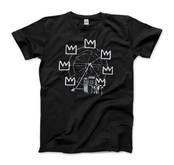 Banksy Ferris Wheel Artwork T-Shirt by Art-O-Rama Shop ART-O-RAMA-SHOP