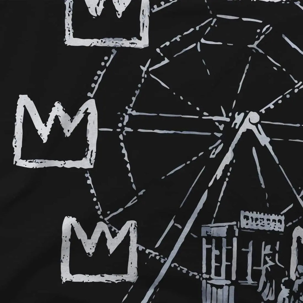 Banksy Ferris Wheel Artwork T-Shirt by Art-O-Rama Shop ART-O-RAMA-SHOP