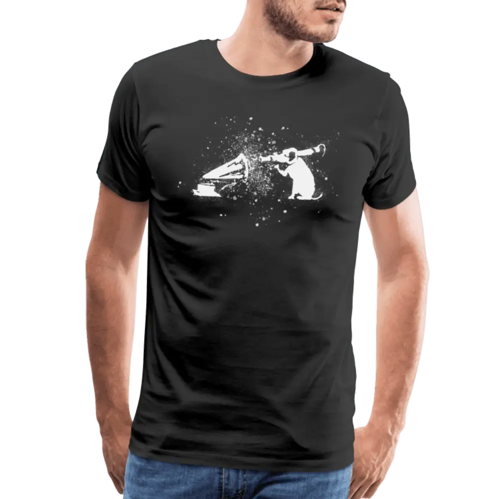 Banksy Rocket Dog (His Master’s Voice) Street Art T-Shirt by Art-O-Rama Shop ART-O-RAMA-SHOP