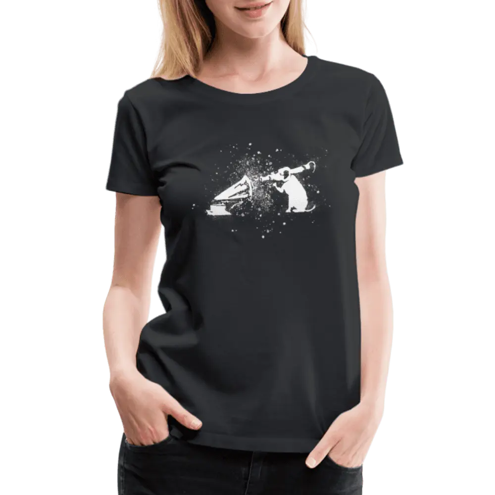 Banksy Rocket Dog (His Master’s Voice) Street Art T-Shirt by Art-O-Rama Shop ART-O-RAMA-SHOP