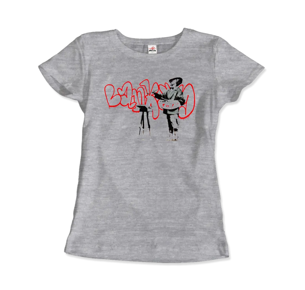 Banksy The Painter (Velazquez) From Portobello Road T-Shirt by Art-O-Rama Shop ART-O-RAMA-SHOP