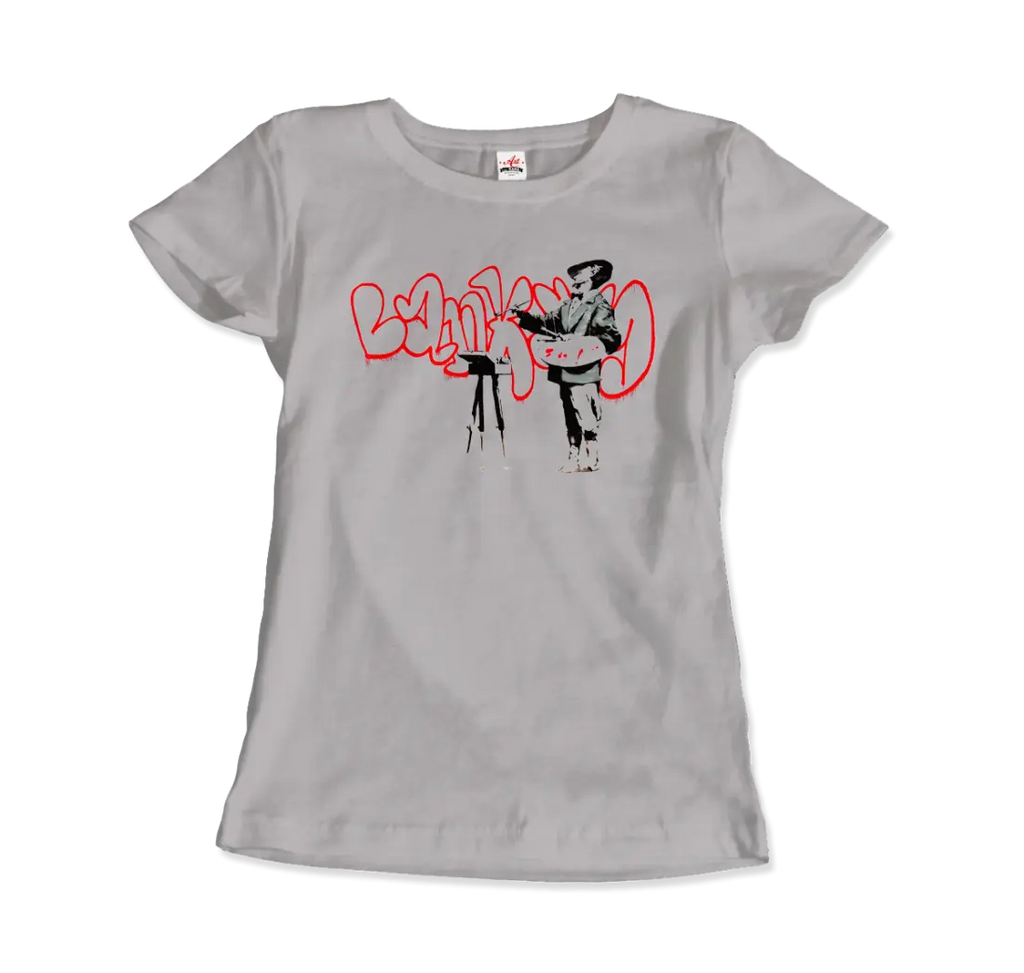 Banksy The Painter (Velazquez) From Portobello Road T-Shirt by Art-O-Rama Shop ART-O-RAMA-SHOP