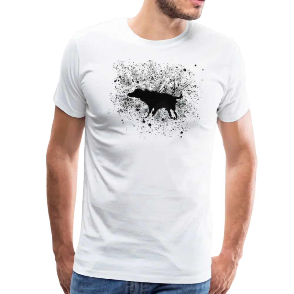 Banksy Wet Dog Splatter 2007 Street Art T-Shirt by Art-O-Rama Shop ART-O-RAMA-SHOP