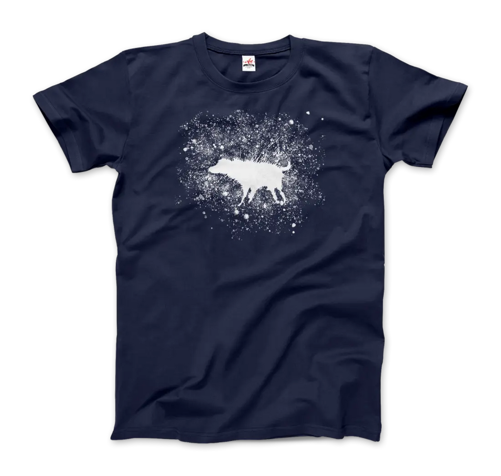 Banksy Wet Dog Splatter 2007 Street Art T-Shirt by Art-O-Rama Shop ART-O-RAMA-SHOP