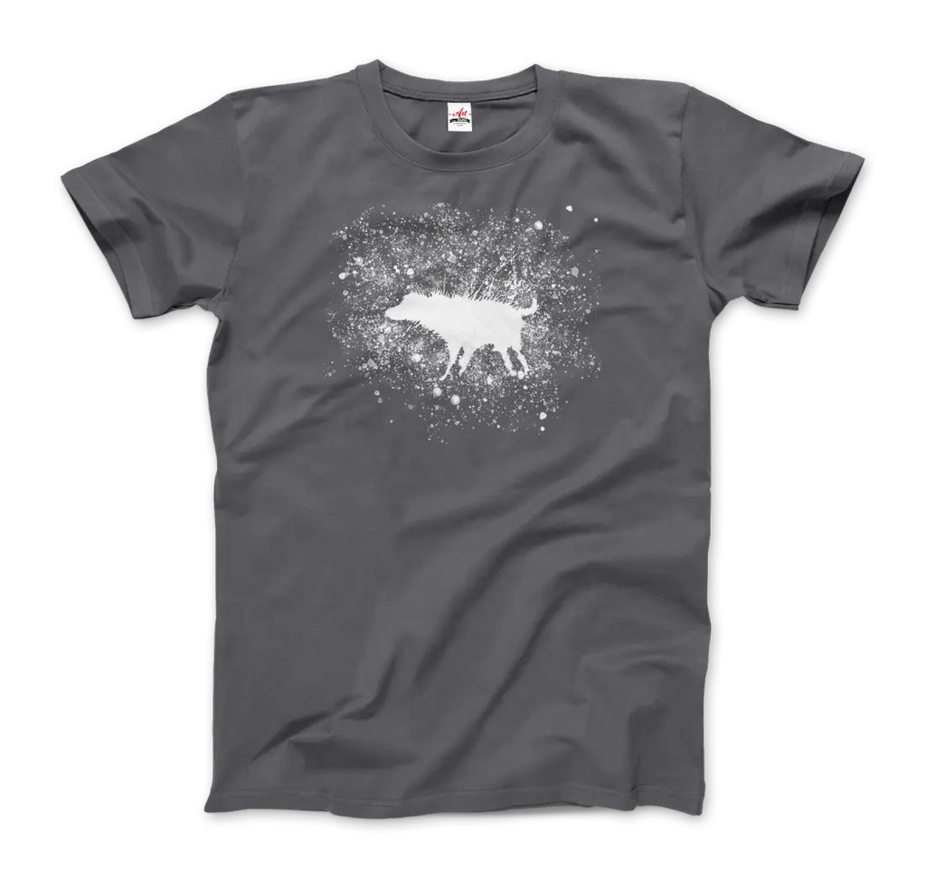Banksy Wet Dog Splatter 2007 Street Art T-Shirt by Art-O-Rama Shop ART-O-RAMA-SHOP