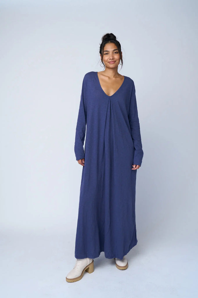 Be Clever Duo Dress - Inky Blue by And For Good And For Good