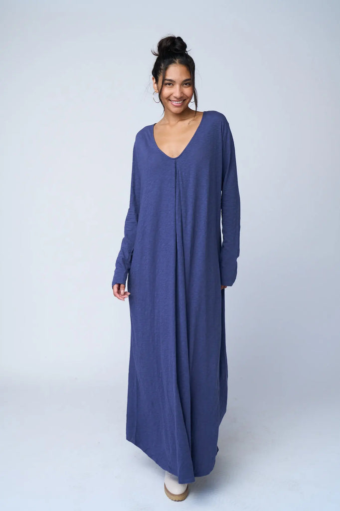 Be Clever Duo Dress - Inky Blue by And For Good And For Good