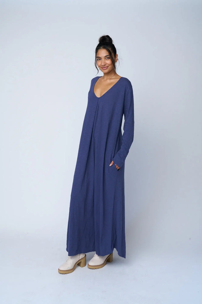 Be Clever Duo Dress - Inky Blue by And For Good And For Good