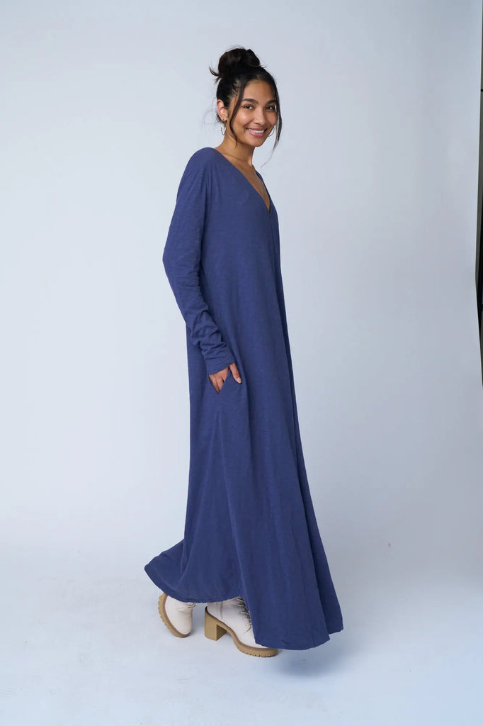 Be Clever Duo Dress - Inky Blue by And For Good And For Good