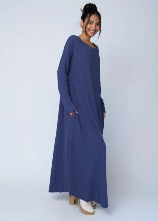 Be Clever Duo Dress - Inky Blue by And For Good And For Good
